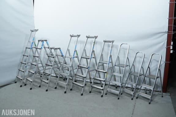 Parti Zarges trappestiger i aluminium