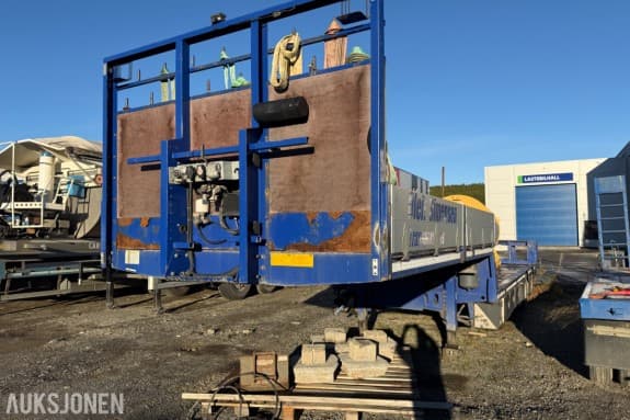 2012 HRD 2-akslet jumbo kransemitrailer, Tridec styring, NY EU kontroll