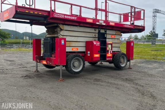 2016 MEC 6092RT sakselift 18 m, 1 780 t
