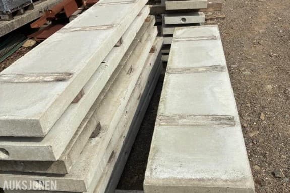 Betongheller / betongplater 2,5 m – 50 cm x 9 cm