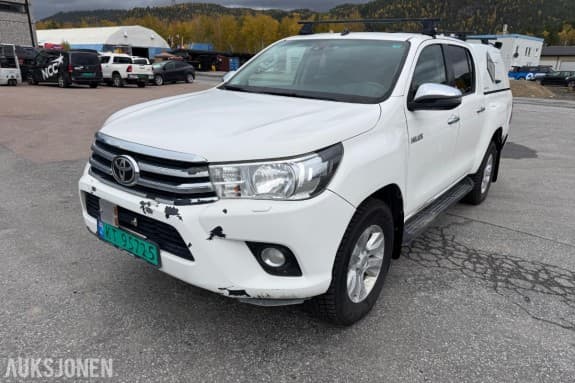 2017 Toyota HiLux 2.4 150hk 4WD dobbelcab / King top / EU-godkjent / 158802km