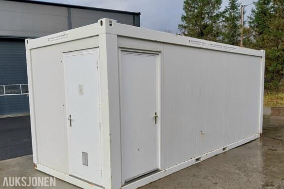 2007 20 fots Sanitærcontainer - WC - Dusj - Vask - Lite brukt
