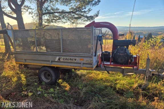 2011 K-Vagnen 1600 HT3 - Løvsuger henger med helt ny motor