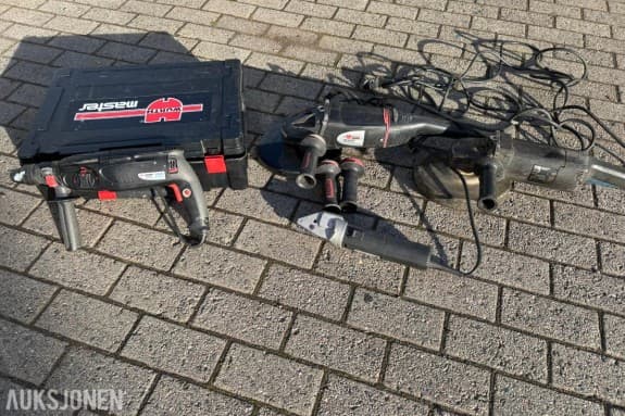 Würth elektroverktøy 230V – vinkelslipere, metallkutter og boremaskin – 4 maskiner Würth Master EWS 24-230, Würth Master EB 13-2, Würth H 26-MLS & ELU vinkelsliper – 2 000 W