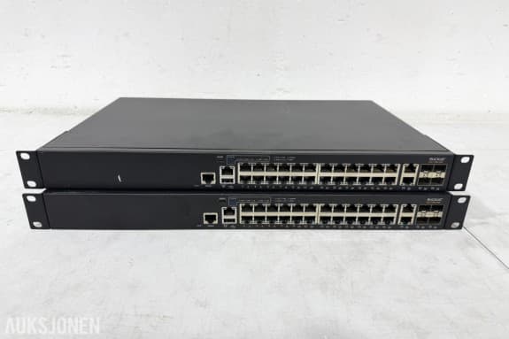 2 stk Ruckus ICX 7150-24P PoE+ nettverksswitcher