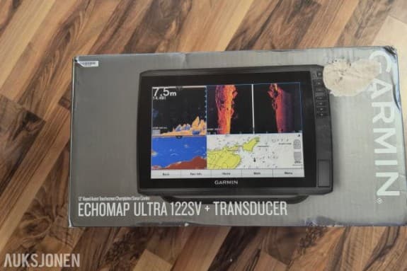 NY - Garmin Echomap Ultra 122 sv +transducer