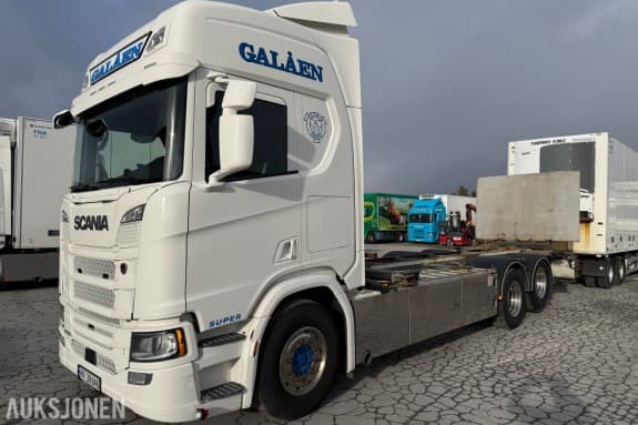 2019 Scania R 500 CONTAINERBIL - EURO 6 - bussbygg containerramme og påbygg