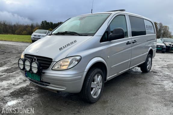 2008 Mercedes-Benz VITO 2.1 D 150HK 4MATIC AUT HENGERFESTE CRUISE SKYVEDØRER