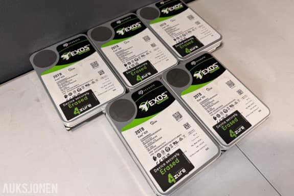5 stk Seagate Exos X20 20TB SAS harddisker