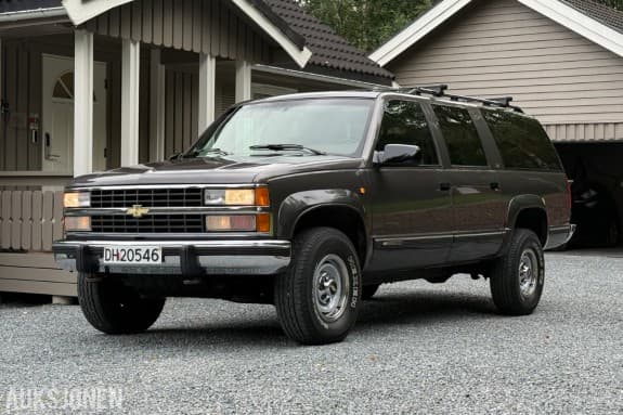 1993 Chevrolet Suburban 5.7 193hk 4X4 Z71 Offroad pakke, Hengerfeste, Cruisekontroll, EU OK 04.2030