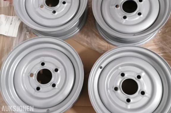 4 stk Helt nye 12" stålfelger  4,5Jx12 H2  5/112  ET: 20 