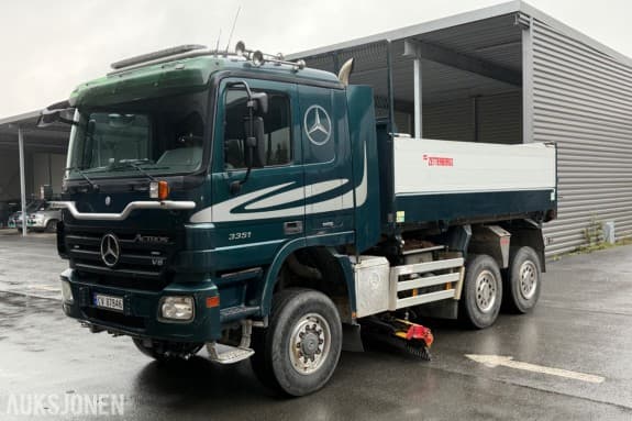 2008 MERCEDES-BENZ ACTROS 3351 6x4/6x6 TIPPBIL, 257462KM, V8 510HK, SIDE-TIPP, NETTOPP EU GODKJENT