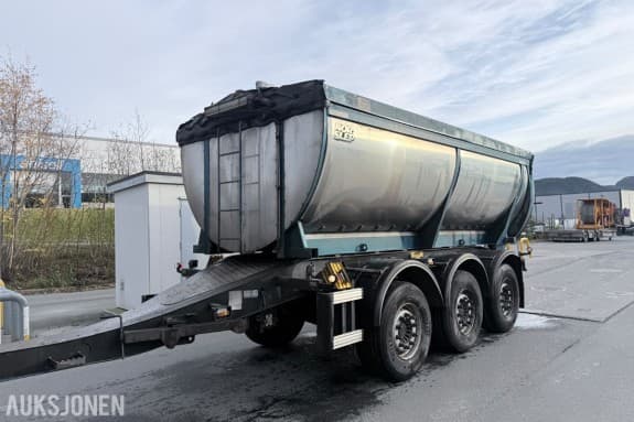 2019 Nor Slep PHV-24T 3-AKSLET ASFALTHENGER - ASFALTBALJE MED HYDRAULISK TIPP - LØFT PÅ 1 OG 3 AKSLING