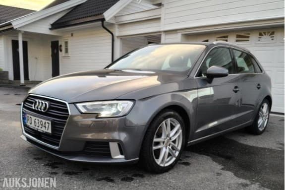 2018 Audi A3, Sportback 30 1,0 TFSI 116hk, Automat, Cruisekontroll, Navigasjon