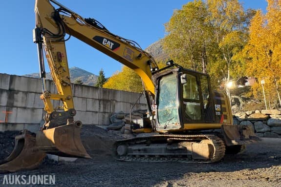 2016 Cat 312EL beltegraver med S60-feste og tiltrotator