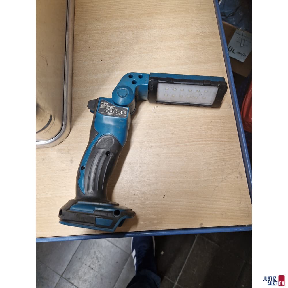 4 different Makita battery tools