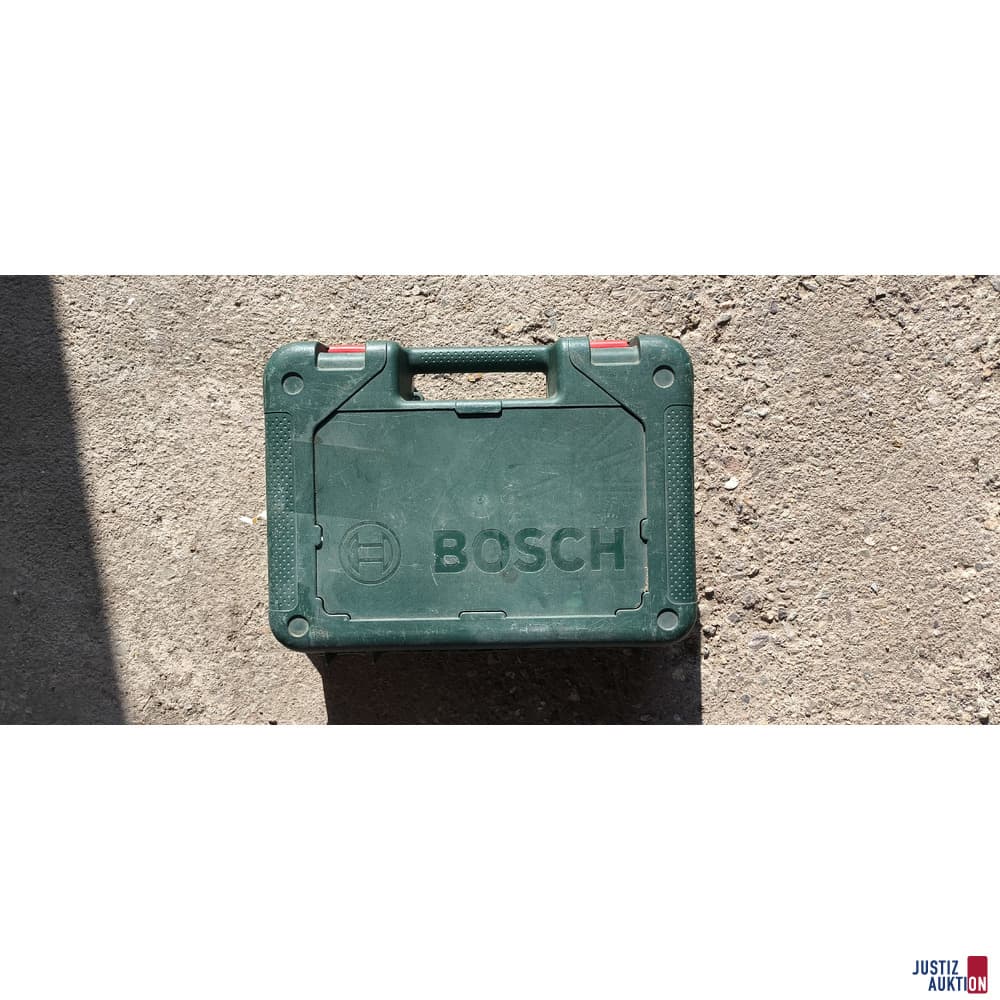 Bosch toolbox with angle grinder