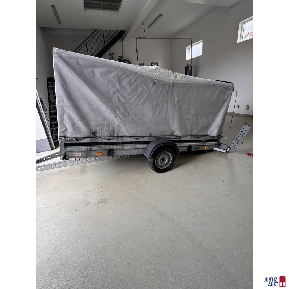 Car trailer of the brand Martz, type 8, variant 14B