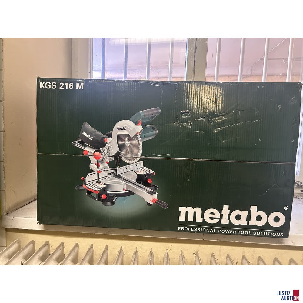 Metabo kapp and mitre saw