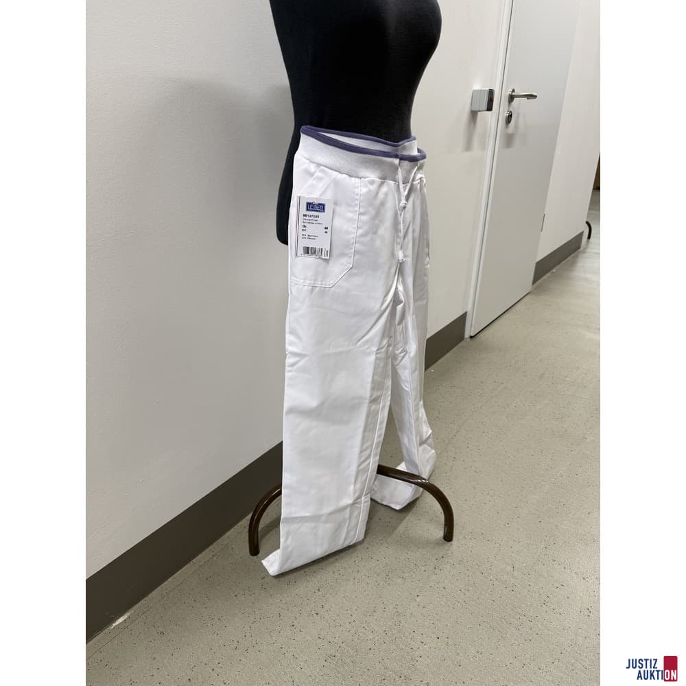Ladies' pants, with ribbed knit cuffs