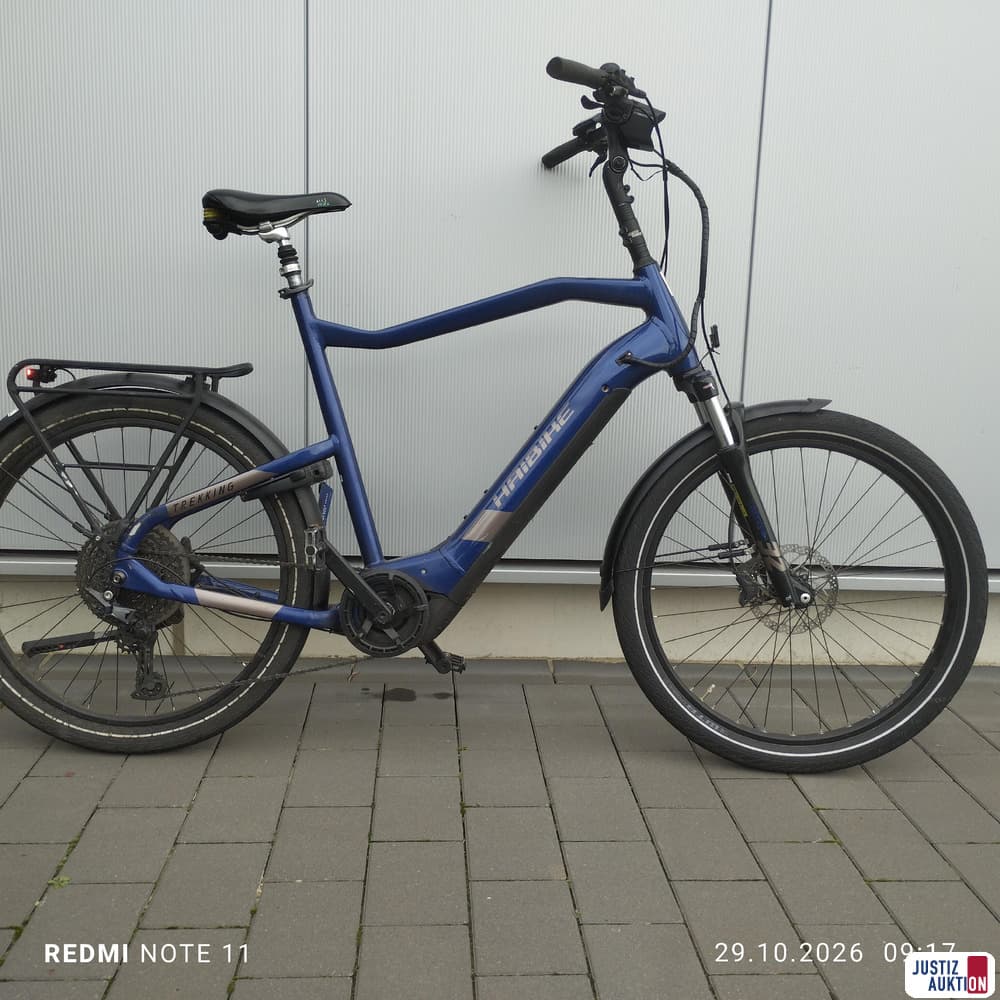 E-Bike - Haibike, Trekking 7 630 Wh, blue/sand, RH 64