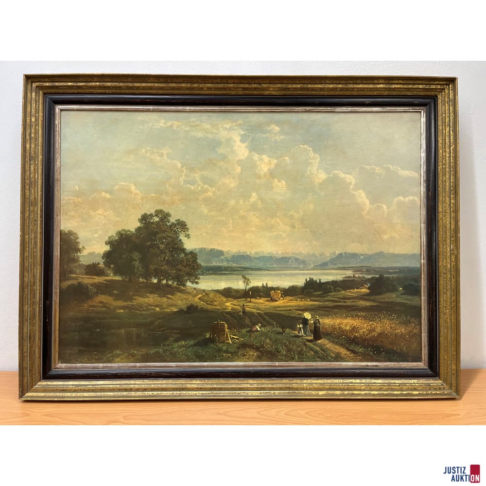 Nur Abholung: Holzdruck "Starnberger See" von A. Lier