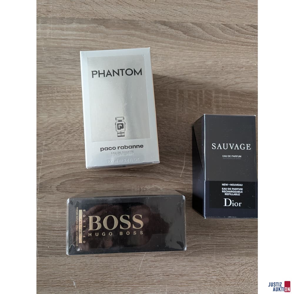 Dior Sauvage - Hugo Boss Bottled - Paco Rabanne Phantom