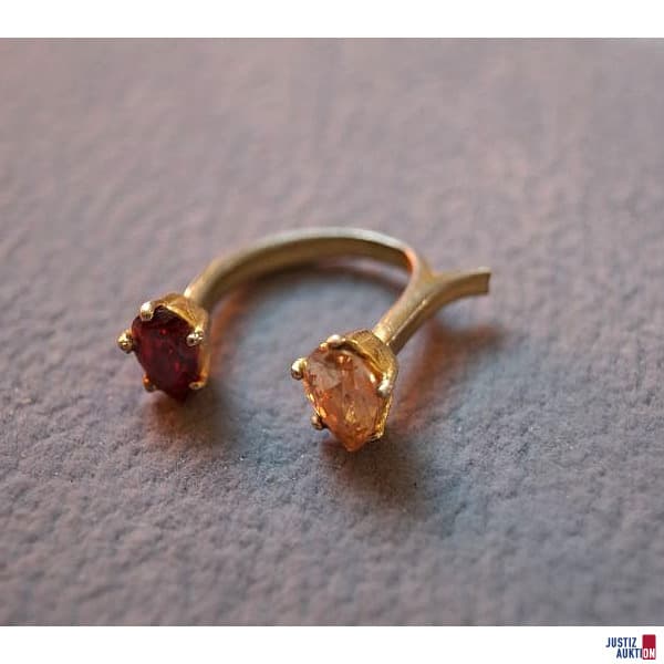 Fragment of a double finger ring