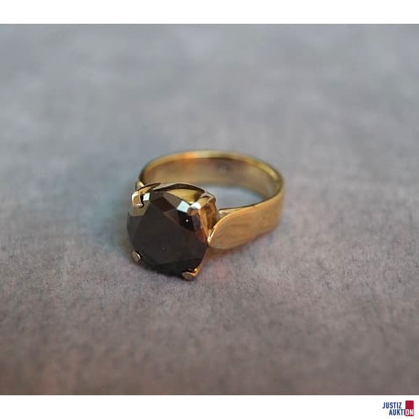 Ring with black stone