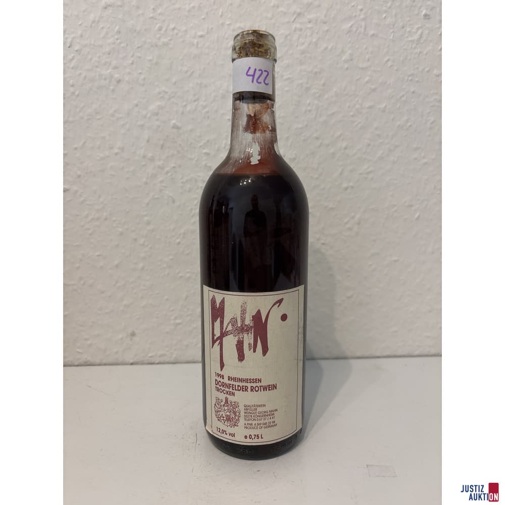 AHR 1994 Beerhessener Dornfelder red wine