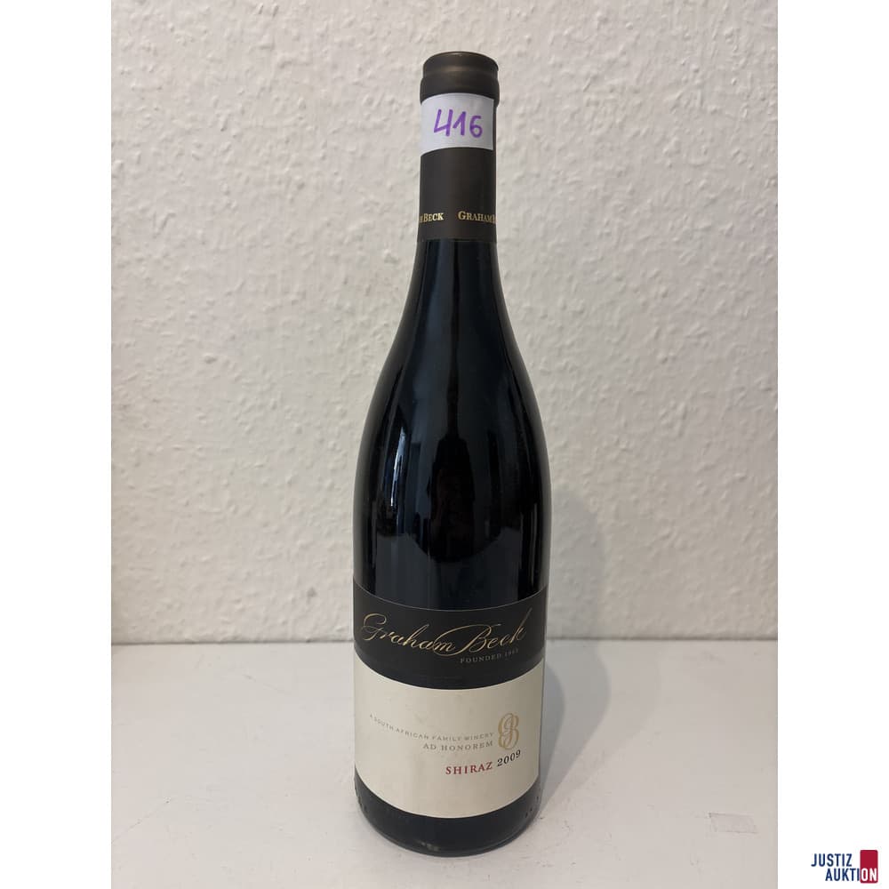 Graham Beck Ad Honorem Shiraz