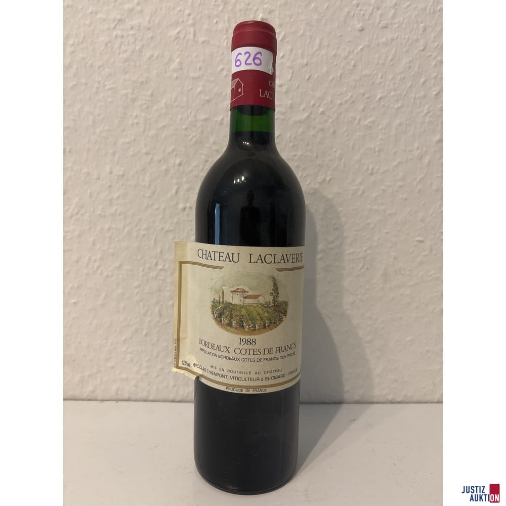 Chateau Laclaverie Frances Cotes de Bordeaux Rouge