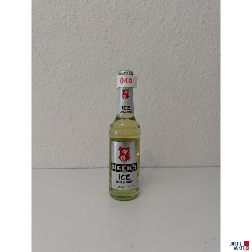 Becks Ice Lime & Mint