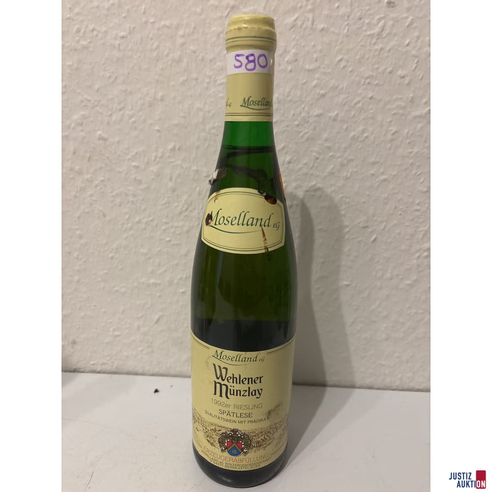 Wehlener Münzlay Riesling Spätlese Moselland