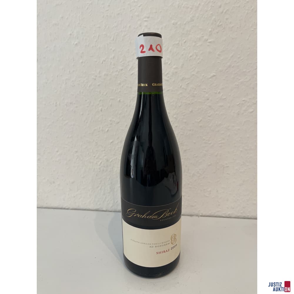 Graham Beck Ad Honorem Shiraz