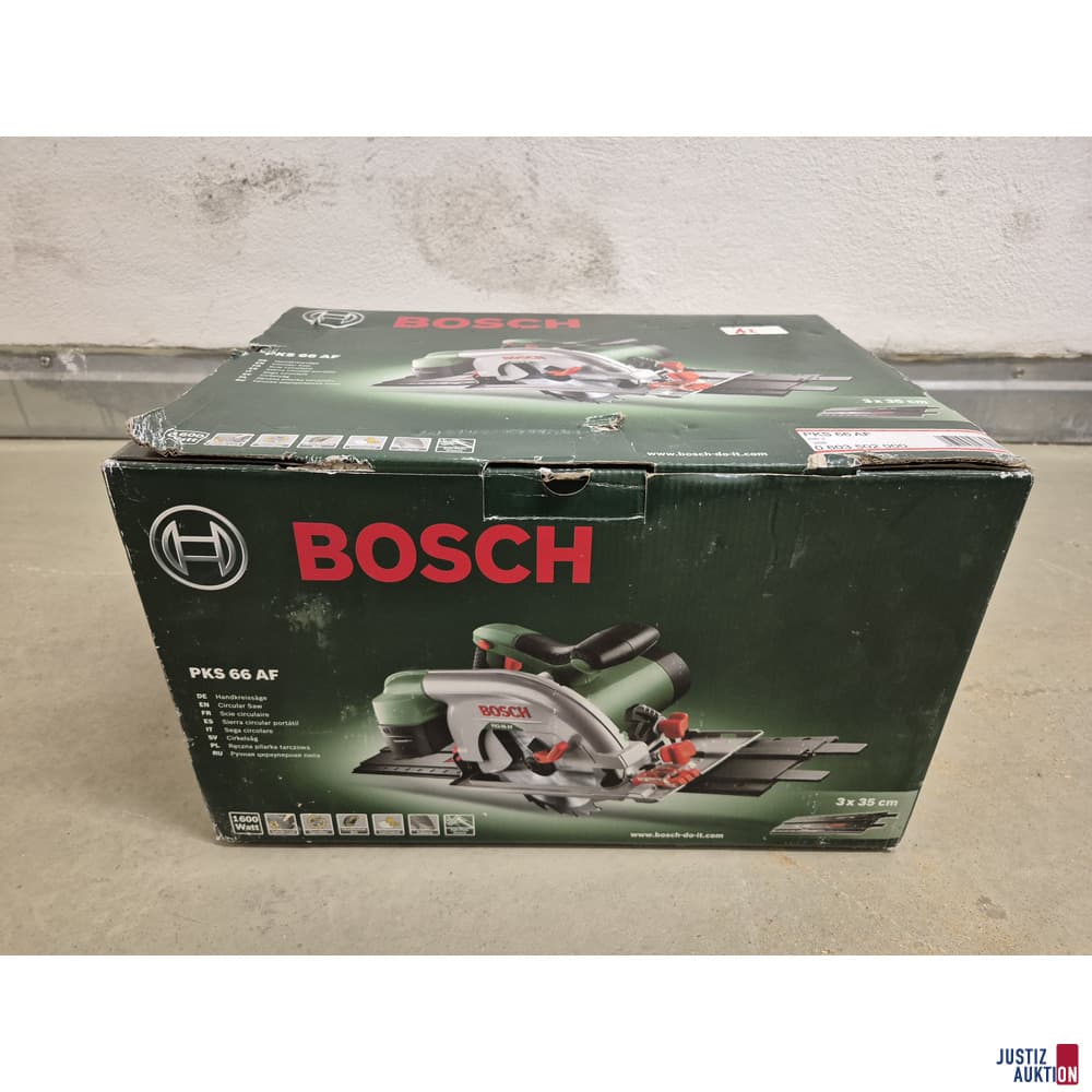 Bosch PKS 66 AF Handcircular Saw (OVP)
