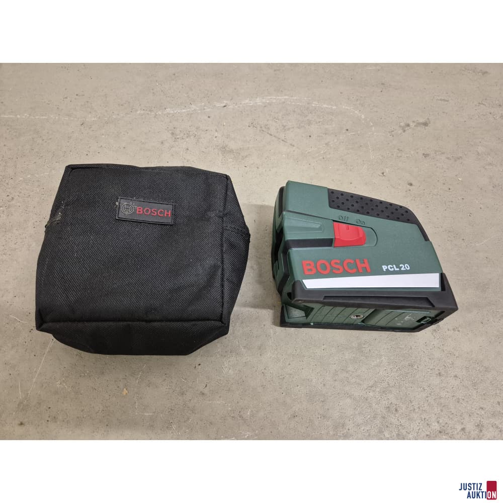 Cross-line laser Bosch PCL 20 with bag