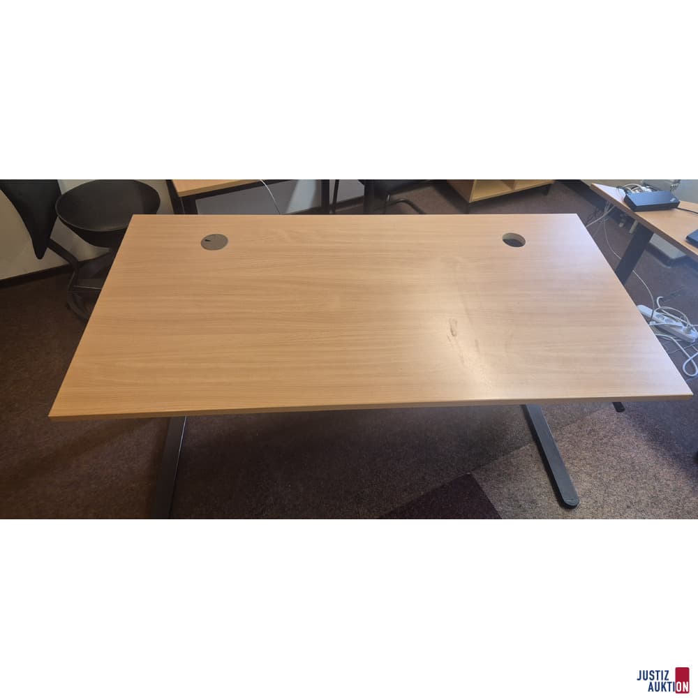 Height-adjustable desk