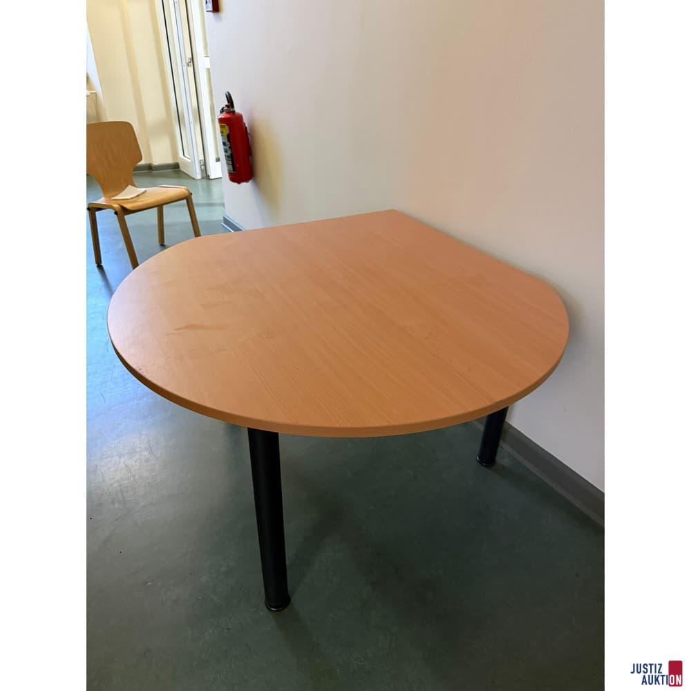 Drop-shaped Extension Table for Meeting Zone