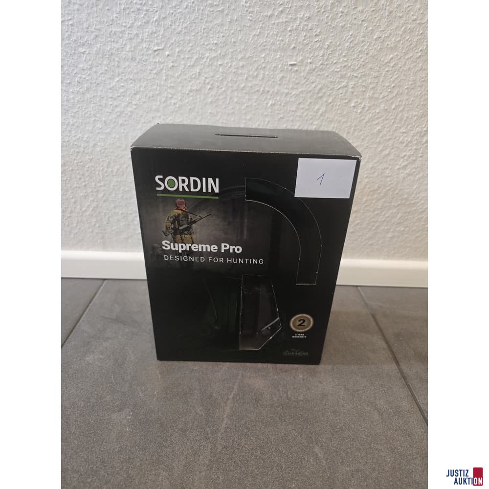 Sordin Supreme Pro – Electronic Ear Cup Hearing Protection