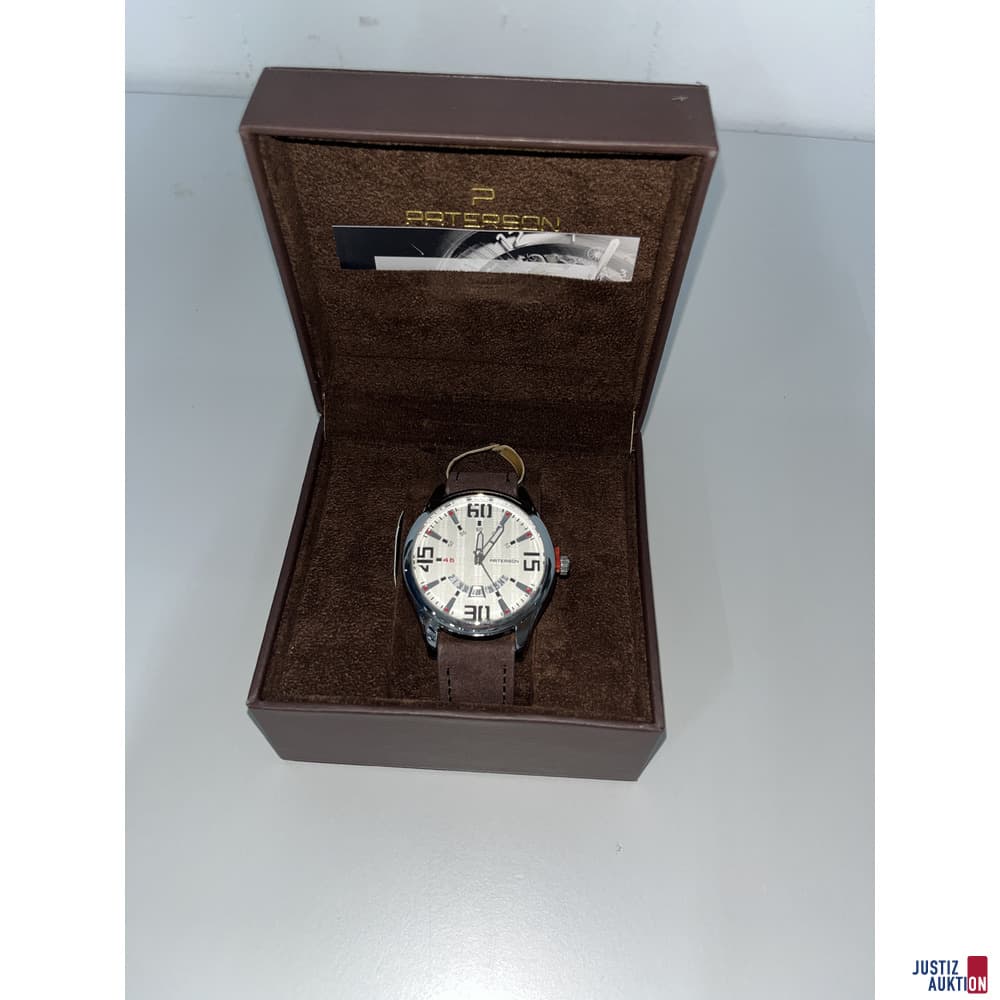 V60/26 Paterson Brighton Collection, men's watch, brown