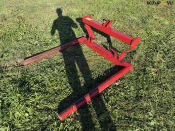 Bale transport forks