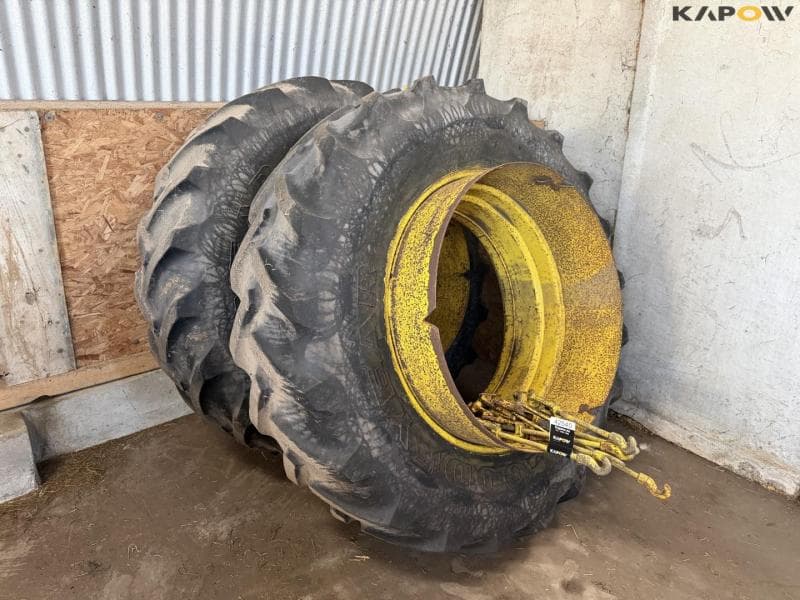 Goodyear 18.4-R38 twin wheels