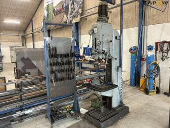 Column drill with equipment