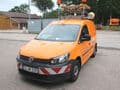 Lkw, Teleskoplader und Anhänger