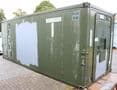 Sanitäts-ISO-Container, Container-Hubrad-System, Werkstatt-, feuerwehrtechnische Geräte u.a.