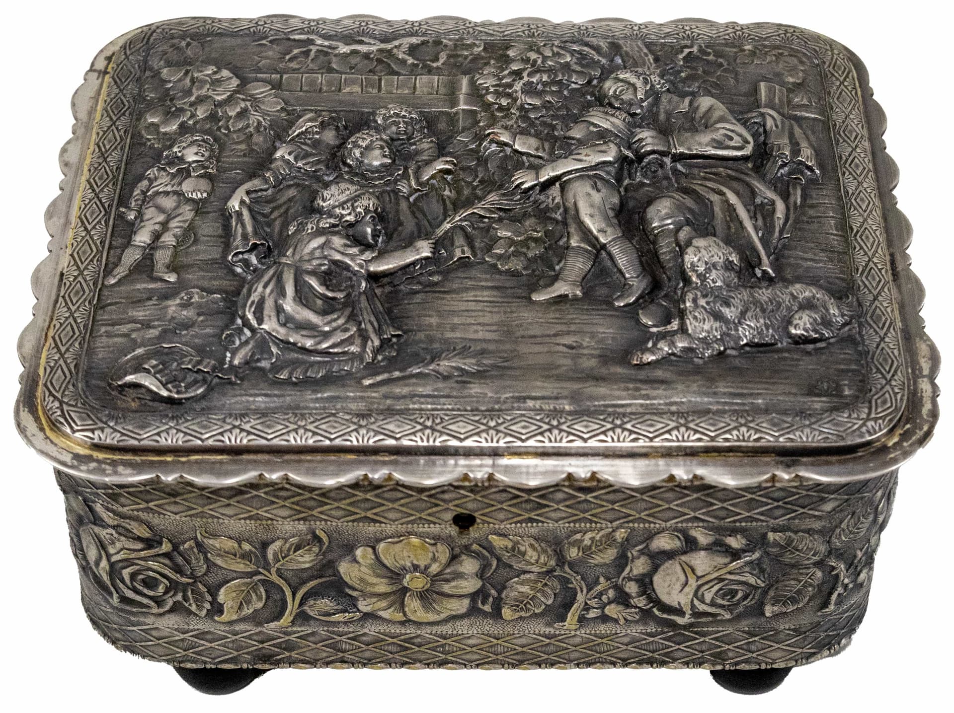 Patek Philippe wristwatch box, 14x19x9cm, second half of 20th century