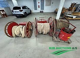 3 pieces of fire hose reels