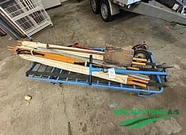 Cart and various stretchers
