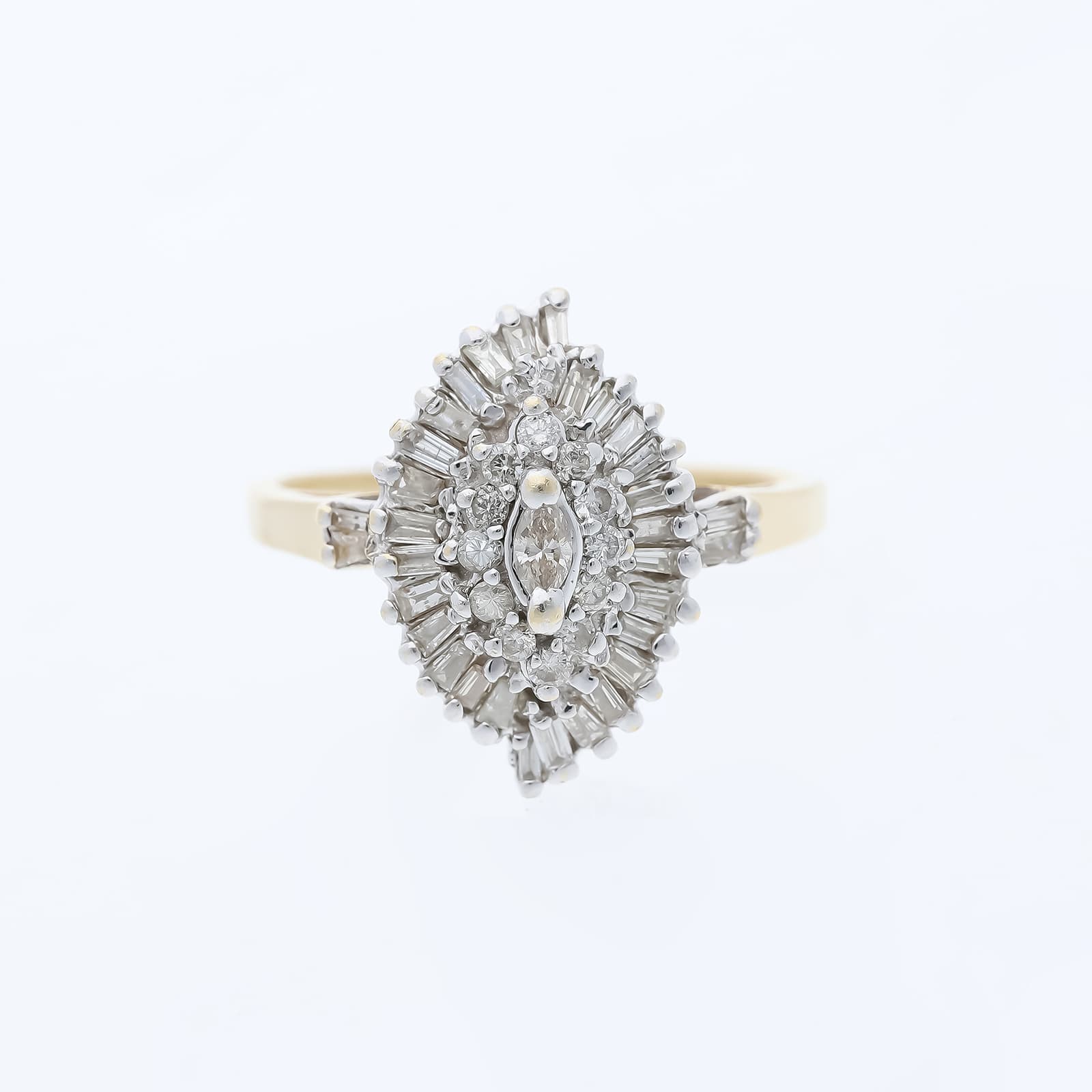 Ring+0,70+ct.+Diamanten+585+Gold+/+14+Karat